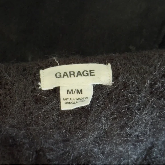 Garage soft Ribbed black Cardigan - Picture 4 of 5